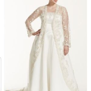 David's Bridal wedding dress size 26